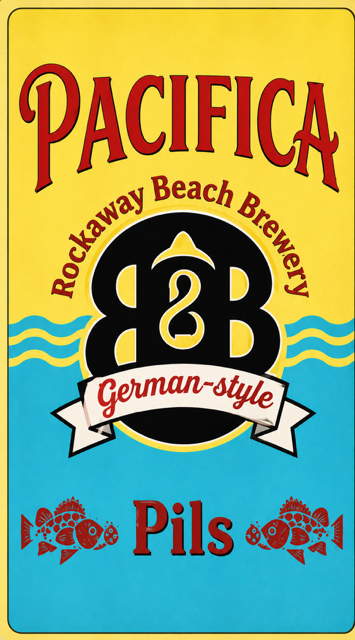 Pacifica Pils label